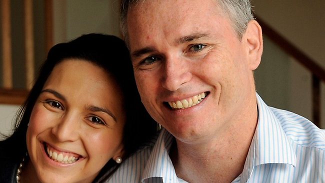 Thomson and his missing wife Zoe