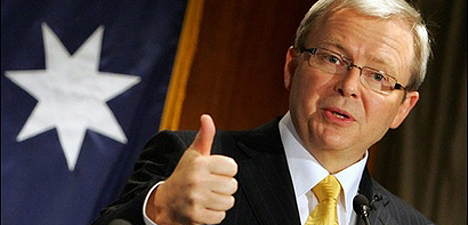 Kevin Rudd - It's thumbs up from me