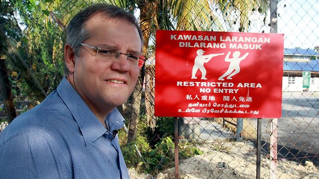 Scott Morrison looks for signs when deciding on new ways to deal with asylum seekers