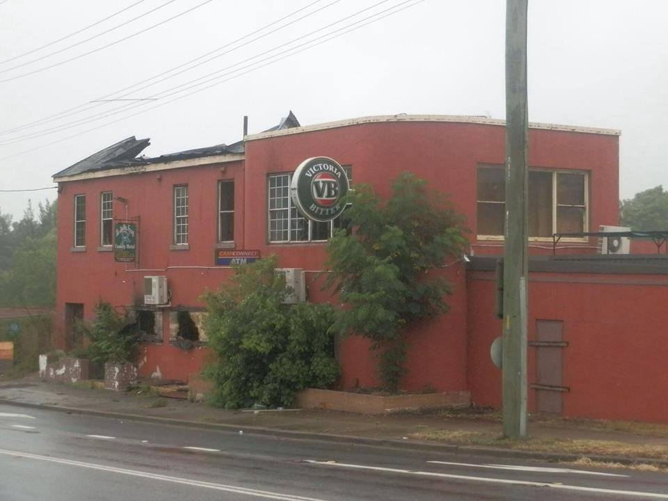 The remaining shell of the Jolly Frog