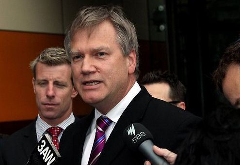 Andrew Bolt after getting belted in court