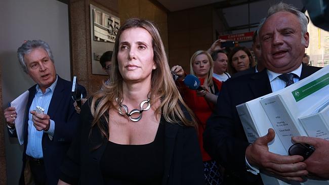 Not so smiley after proceedings