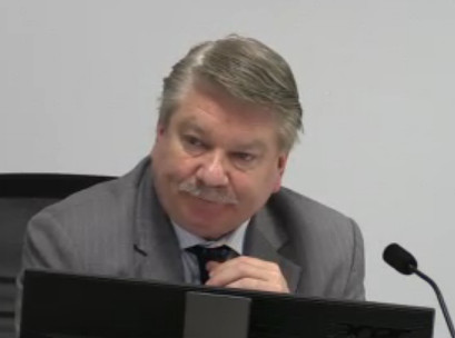 Peter Mylan on the stand at the Royal Commission