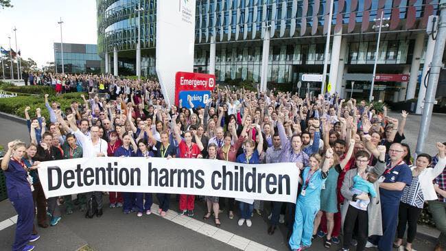 Staff at Melbourne Royal Children's Hospital give their opinion on children in detention